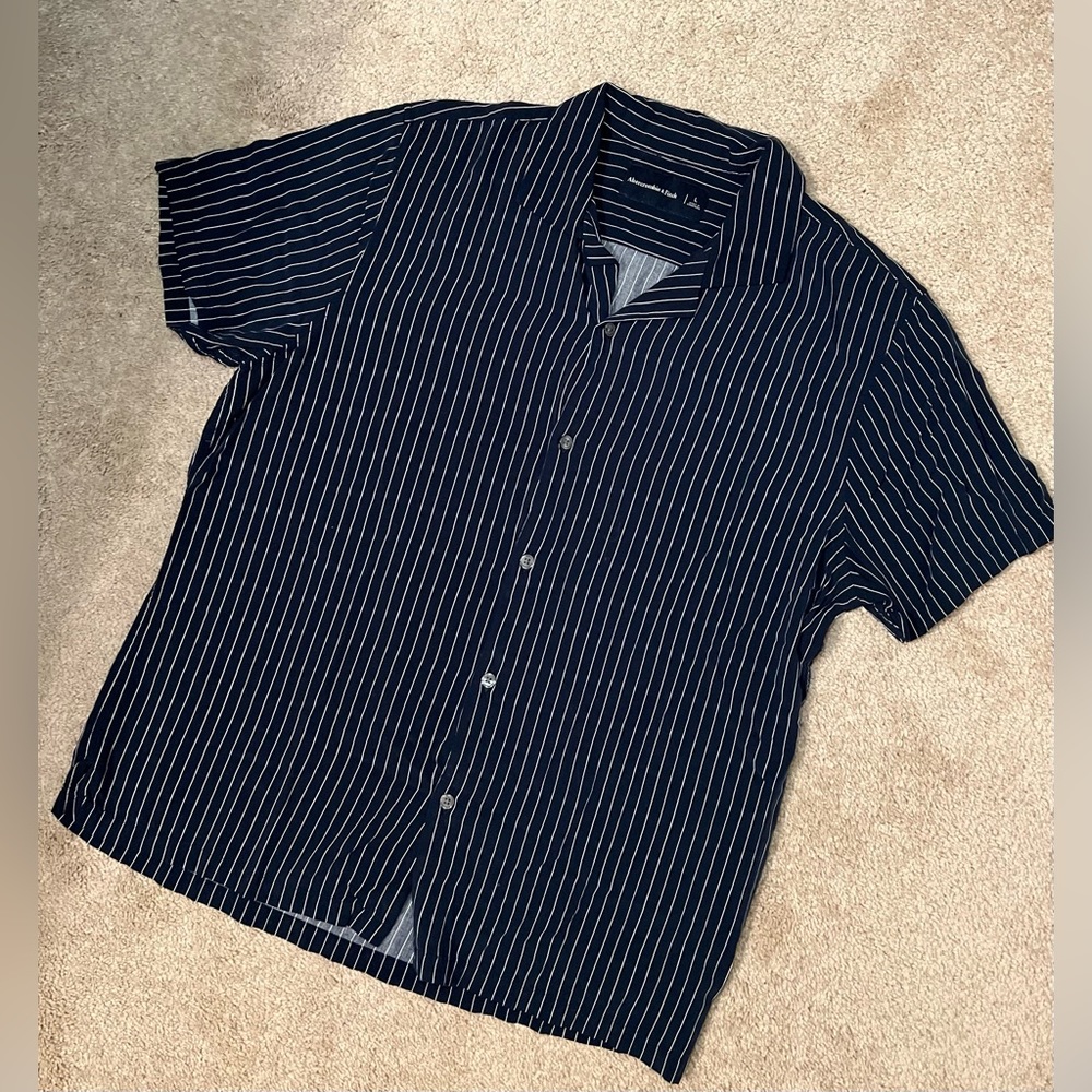 A&F Performance Camp Collar Button-Up